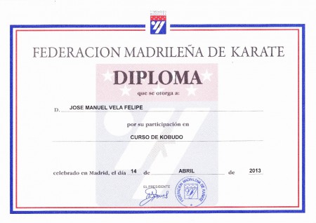 CURSO DE KOBUDO  KARATE